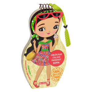 Obliekame talianske bábiky SOFIA – Omaľovánky-1