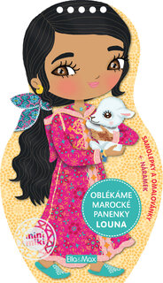 Obliekame marocké bábiky LOUNA – Omaľovánky-1