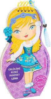 Obliekame ruské bábiky LENA - omaľovánky-1