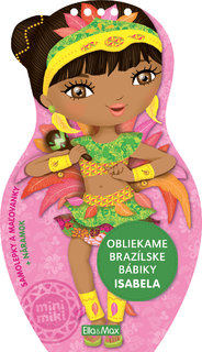 Obliekame brazílske bábiky ISABELA – Maľovanky-1