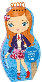 Obliekame britské bábiky KATE – Maľovanky-1