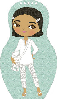 Obliekame egyptské bábiky FARAH – Maľovanky-2