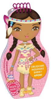Obliekame indiánske bábiky APONI –  Maľovanky-1