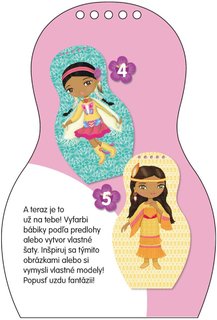 Obliekame indiánske bábiky APONI –  Maľovanky-3