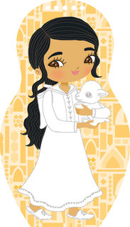 Obliekame marocké bábiky LOUNA – Maľovanky-2