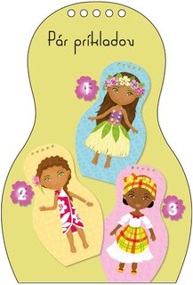 Obliekame tahitské bábiky MOHEA – Maľovanky-2