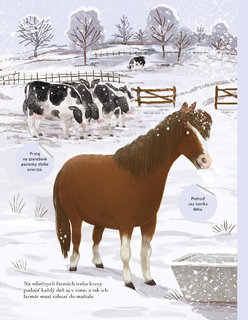 SVET KONÍ, SLIEPOK a ďalších zvierat na farme – Kniha samolepiek-9
