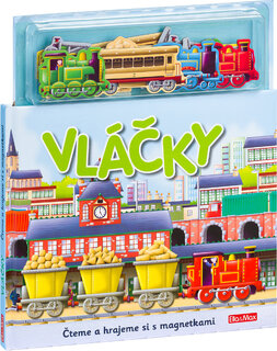 VLÁČKY - Knižka s magnetkami-1