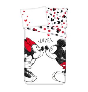 Obliečky Mickey a Minnie Love 04-1