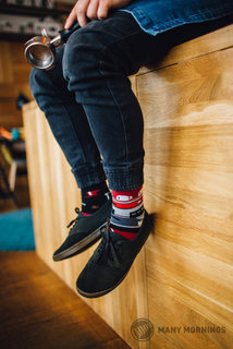 Ponožky klasik Dark espresso 39-42-2