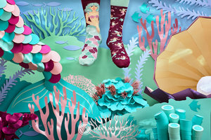 Ponožky klasik Mystic mermaid 39-42-2