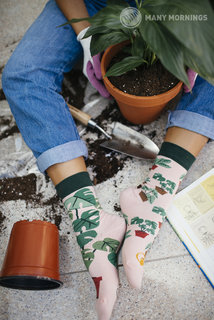 Ponožky klasik Plant lover 39-42-3
