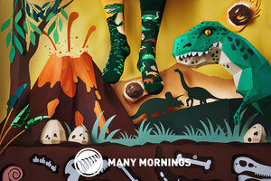 Ponožky klasik The dinosaurs 39-42-2