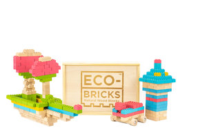 Eco-bricks 206 farebných kociek-4