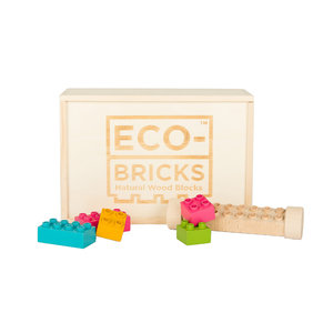 Eco-bricks Plus 48 farebných kociek-5
