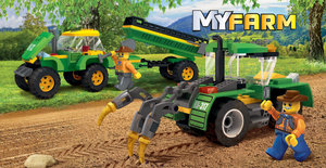 Stavebnica Blocki My Farm Traktor-8