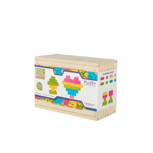 Eco-bricks Plus 25 farebných kociek-1