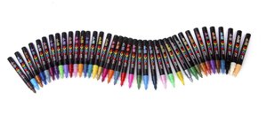Akrylový popisovač PC-3M Posca, 0,9-1,3 mm, biely-4