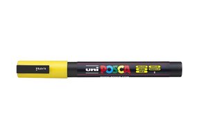 Akrylový popisovač PC-3M Posca, 0,9-1,3 mm, žltý-1
