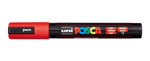 Akrylový popisovač PC-5M Posca, 2,5 mm, červený-1