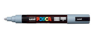 Akrylový popisovač PC-5M Posca, 2,5 mm, šedý-2