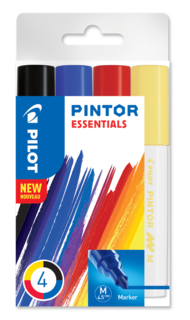 Akrylový popisovač Pintor, sada 4 ks, Essentials-1