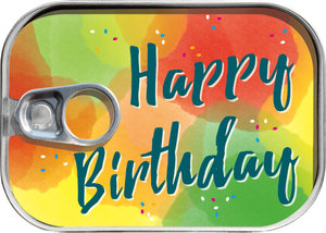 Konzerva na peniaze Happy Birthday farebná-1