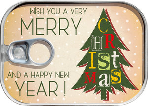 Konzerva na peniaze Wish You a Very Merry Christmas-1