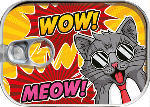 Konzerva na peniaze WOW, MEOW!-1