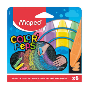 Kriedy Color'Peps, 6 farieb-1