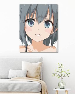 Maľovanie podľa čísel Anime girl portrét-2