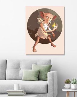 Maľovanie podľa čísel Dobby (Harry Potter)-2