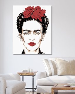 Maľovanie podľa čísel Frida Kahlo-2