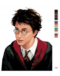 Maľovanie podľa čísel Harry Potter portrét-3