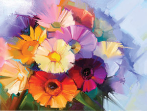 Maľovanie podľa čísel Kvety 40x50 cm-1