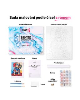 Maľovanie podľa čísel Motýlia žena-4