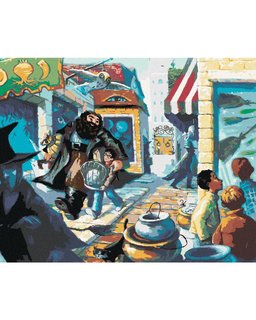 Maľovanie podľa čísel Priečna ulica (Harry Potter)-1