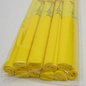 Krepový papier žltý-1