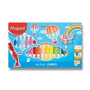 Fixy Color´ Peps Jumbo, 18 farieb-4