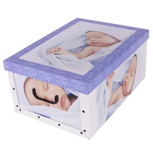 Úložný box Babies sleep blue midi-1