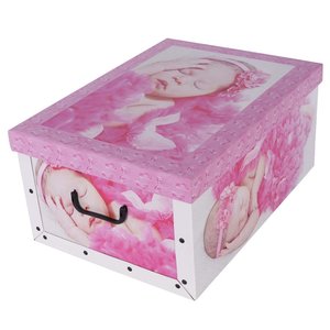Úložný box Babies sleep pink midi-1
