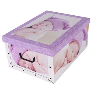 Úložný box Babies sleep purple midi-1