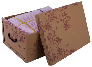 Úložný box Barokové kvety Amarant Eco maxi-2