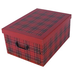 Úložný box Scottish red midi-1
