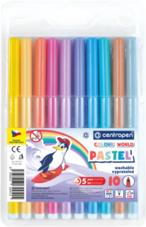 Fixy Colour world Pastel, 10 farieb-1