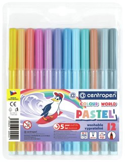 Fixy Colour world Pastel, 12 farieb-1
