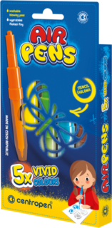 Fúkacie fixy Vivid, 5 farieb-1