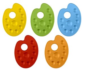 Paleta plastová farebná-1