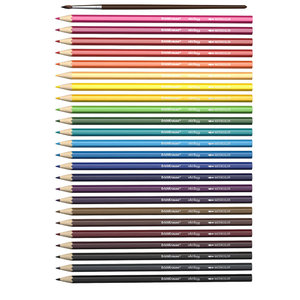 Akvarelové pastelky so štetcom, 24 farieb-2