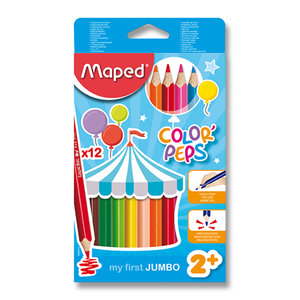 Pastelky Color&#39;Peps Jumbo, 12 farieb-1